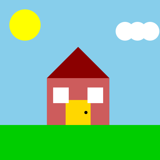 The Happy Little House - DrawGPT