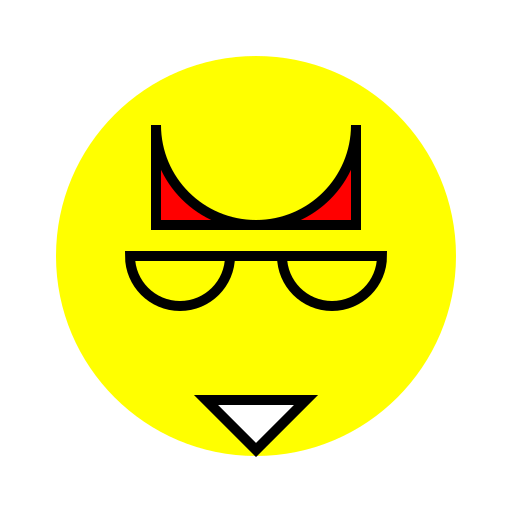 Classic Yellow Smiley Face with Glasses, Baseball Cap, and Beard - AI Prompt #40092 - DrawGPT