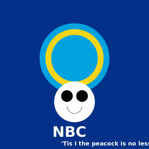 NBC 1962-1965 Special Logo with Kid Saying 'Tis I the Peacock is No Less!' - AI Prompt #40122 - DrawGPT