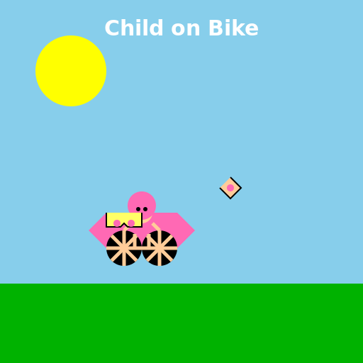 Child on Bike - AI Prompt #40176 - DrawGPT