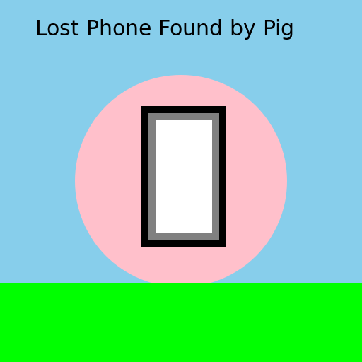 Lost Phone Found by Pig near 5877 after 8 Months - AI Prompt #40637 - DrawGPT