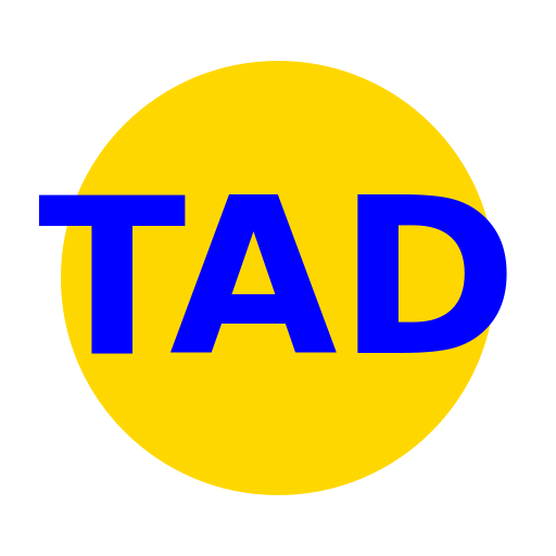 TAD Logo - Ta-da! TAD logo complete! 