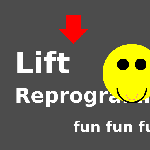 Lift Reprogramming Fun Fun Fun!!!!! logo - AI Prompt #41255 - DrawGPT