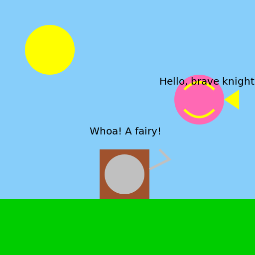 A Knight and a Fairy - AI Prompt #41291 - DrawGPT