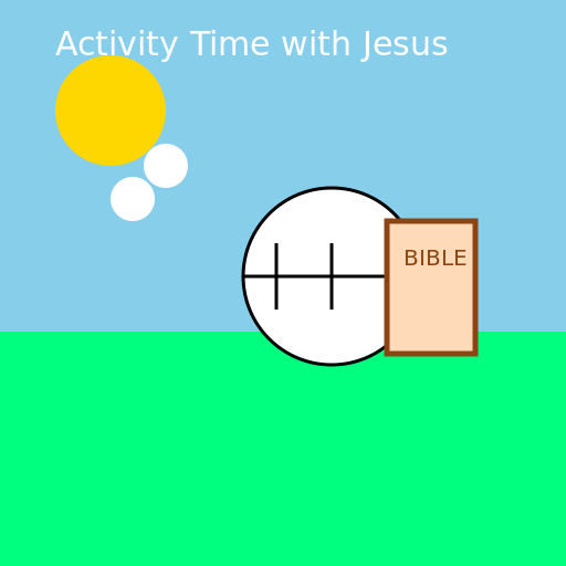 Activity Time with Jesus - AI Prompt #41704 - DrawGPT