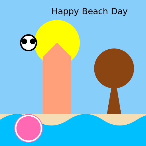 Happy Beach Day - AI Prompt #41708 - DrawGPT