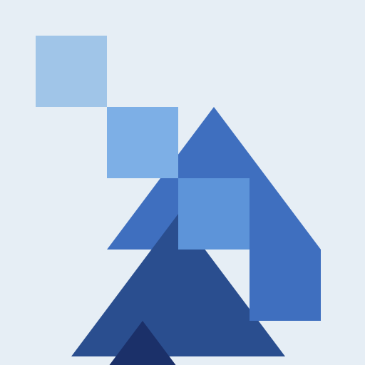 Blue Geometric Design - AI Prompt #41897 - DrawGPT