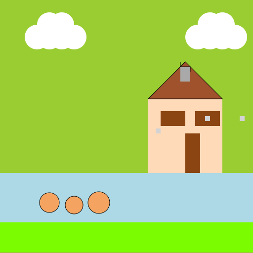 Idyllic Fields with a Cottage, Stream and Ducks - AI Prompt #42129 - DrawGPT