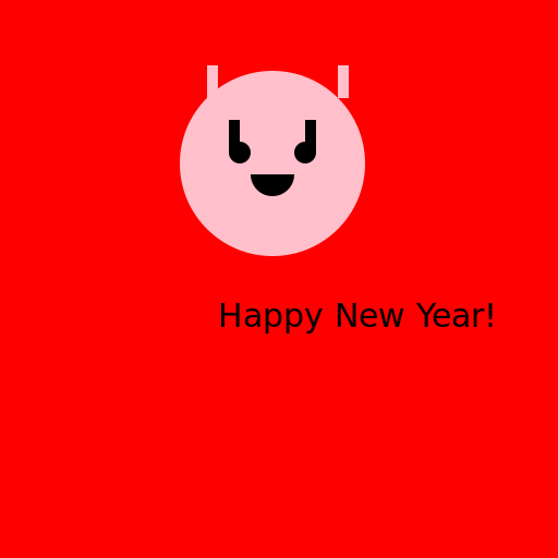 Happy New Year Rabbit - AI Prompt #4231 - DrawGPT