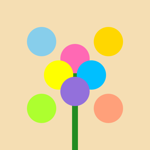 Buntes Bild mit Blumen - AI Prompt #42329 - DrawGPT
