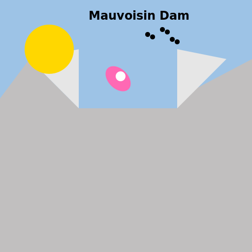 Mauvoisin Dam - AI Prompt #42396 - DrawGPT