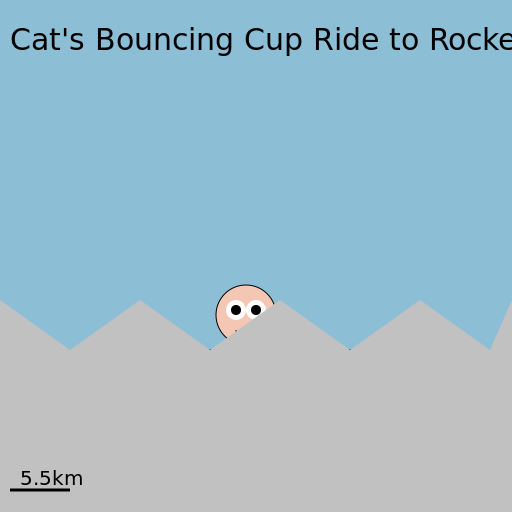Cat's Bouncing Cup Ride to Rocker Butte - AI Prompt #42483 - DrawGPT