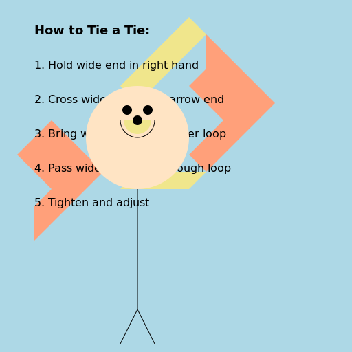 How to Tie a Tie - AI Prompt #42507 - DrawGPT