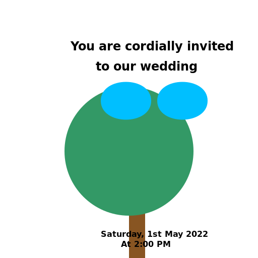 Two Hearts as Tree, Green and Light Blue - AI Prompt #42856 - DrawGPT