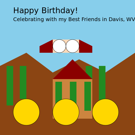 Birthday Bash in Davis, WV - AI Prompt #42998 - DrawGPT