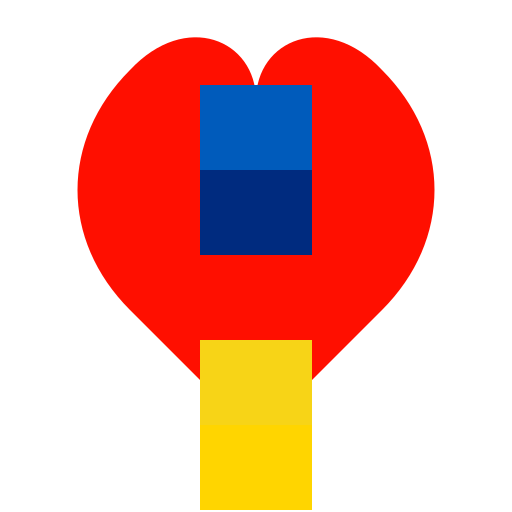 Romanian flag and Ukrainian flag in the heart - AI Prompt #43084 - DrawGPT