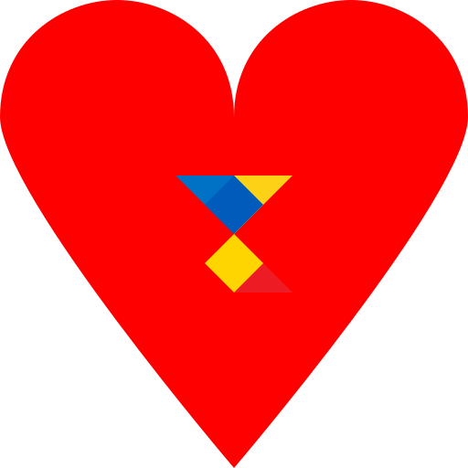 Heart with Romanian and Ukrainian Flags - AI Prompt #43102 - DrawGPT