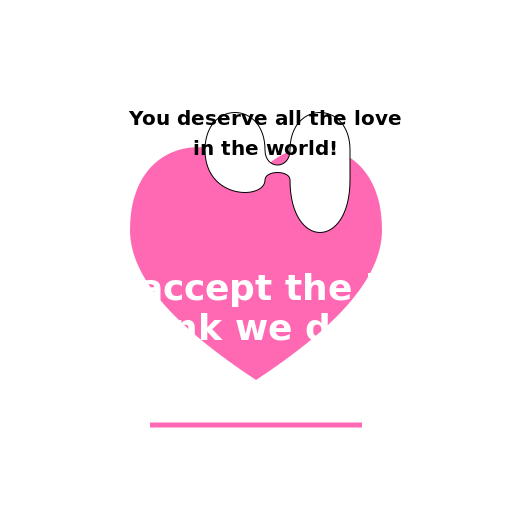 We Accept the Love We Think We Deserve - AI Prompt #43280 - DrawGPT