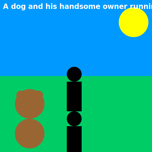 A dog and his handsome owner running riverside - AI Prompt #43394 - DrawGPT
