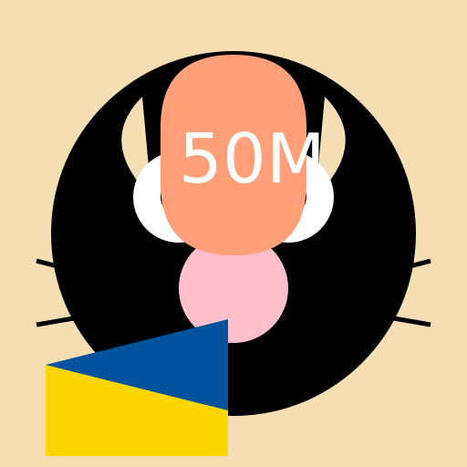 Cat celebrates Sweden for Despacito reaching 50 million likes! - AI Prompt #43488 - DrawGPT