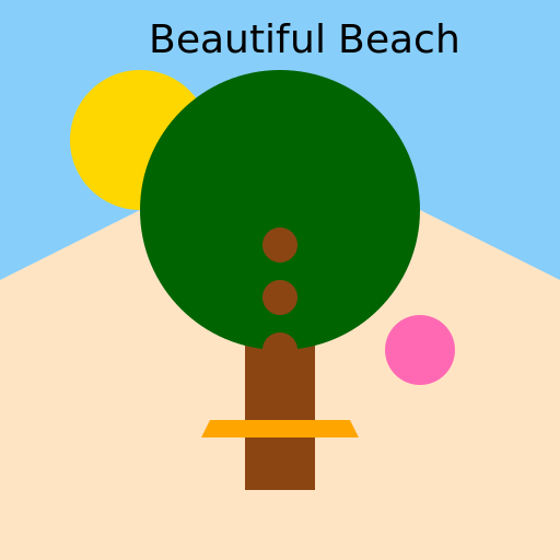 Beautiful Beach - AI Prompt #43555 - DrawGPT