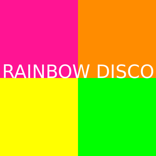 Rainbow Disco - AI Prompt #43556 - DrawGPT