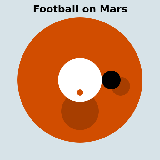 Football on Mars - AI Prompt #43641 - DrawGPT