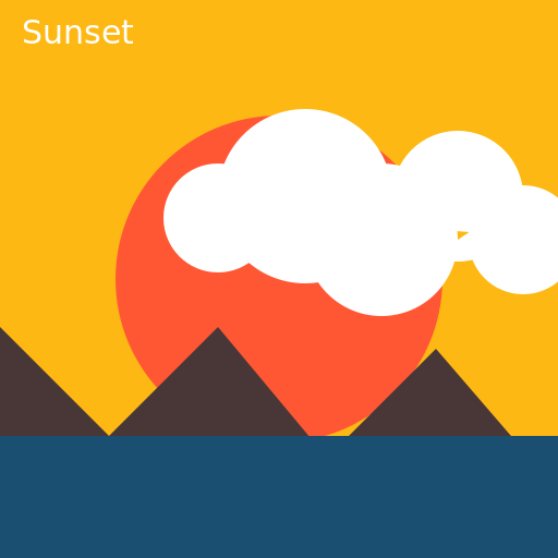 Sunset - AI Prompt #43693 - DrawGPT