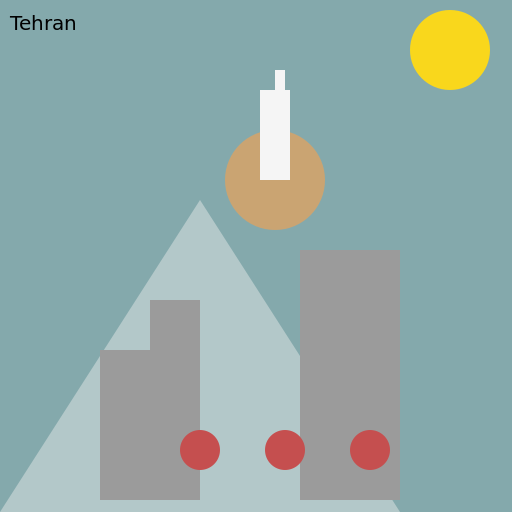 Drawing of Tehran, the capital city of Iran - AI Prompt #43708 - DrawGPT