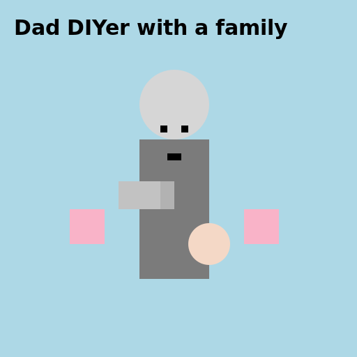 Dad DIYer with a family - AI Prompt #43851 - DrawGPT