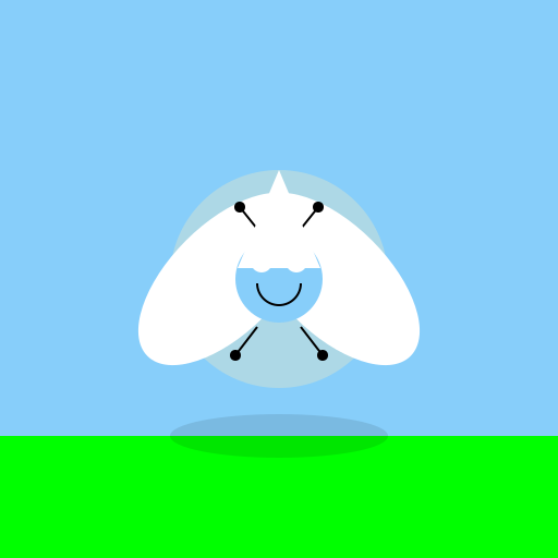KBBF - Kawaii Blue Butterfly Friend - AI Prompt #43919 - DrawGPT