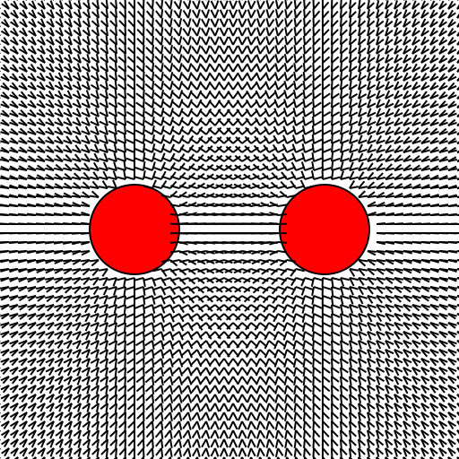 Magnetic Field Lines Between Two Repelling Magnets - AI Prompt #43920 - DrawGPT