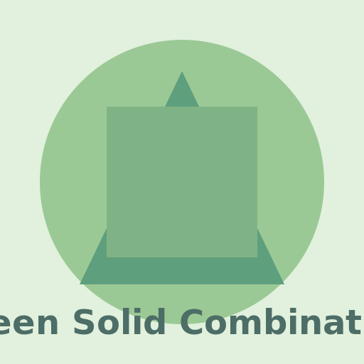 Green Solid Combination - AI Prompt #43957 - DrawGPT