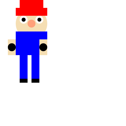 Boy with Red Hat and Blue Overalls Facing Left - AI Prompt #44470 - DrawGPT