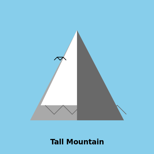 Tall Mountain - AI Prompt #44573 - DrawGPT