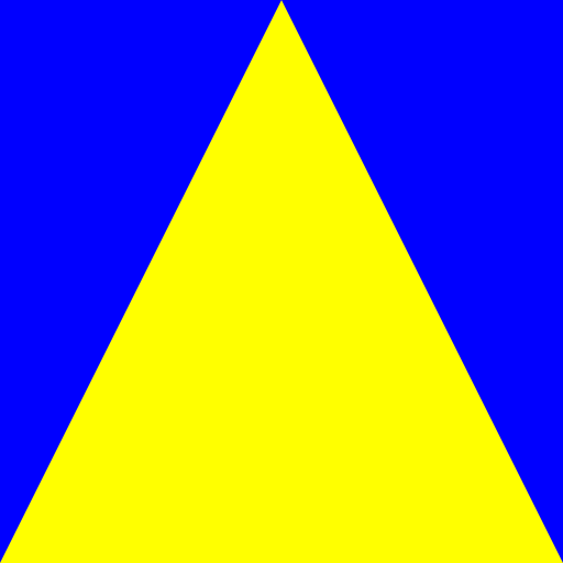 Yellow Triangle on a Blue Square - AI Prompt #44626 - DrawGPT