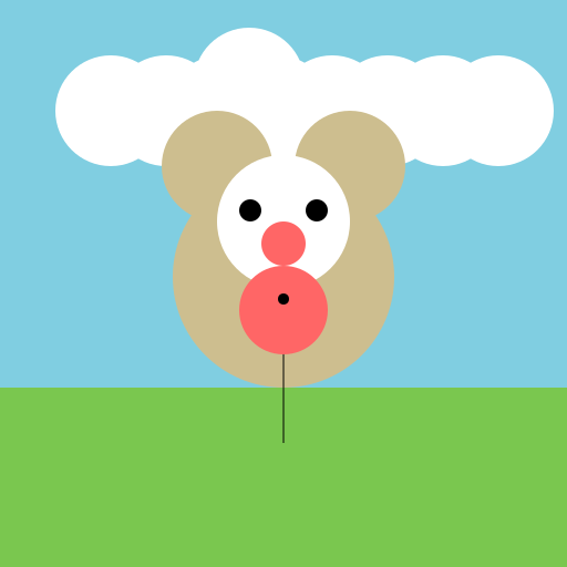 Dog with Balloon Background - AI Prompt #44805 - DrawGPT