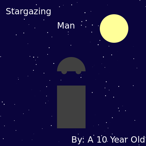 Stargazing Man - AI Prompt #44842 - DrawGPT