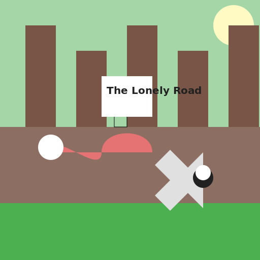 The Lonely Road - AI Prompt #44888 - DrawGPT