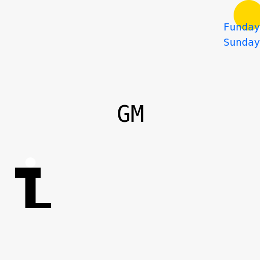 GM Funday Sunday - AI Prompt #4490 - DrawGPT