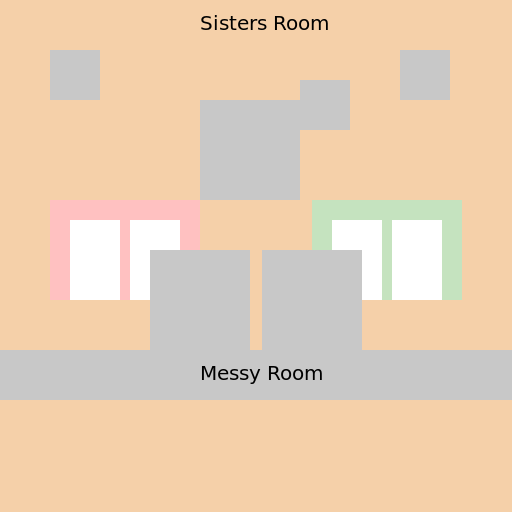 Messy Room with Two Beds for Siblings - AI Prompt #44902 - DrawGPT
