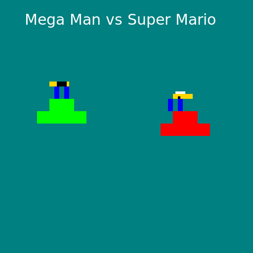 Mega Man vs Super Mario - AI Prompt #45012 - DrawGPT