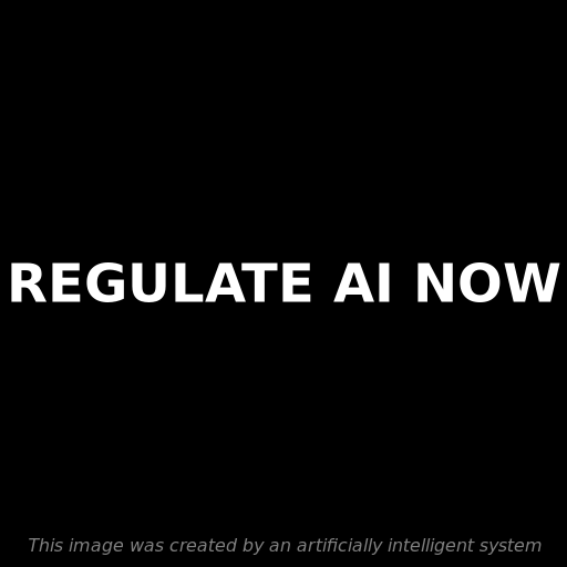 Regulate AI Now - AI Prompt #45139 - DrawGPT