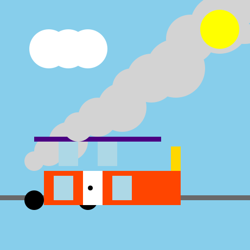A Colorful Train - AI Prompt #45222 - DrawGPT