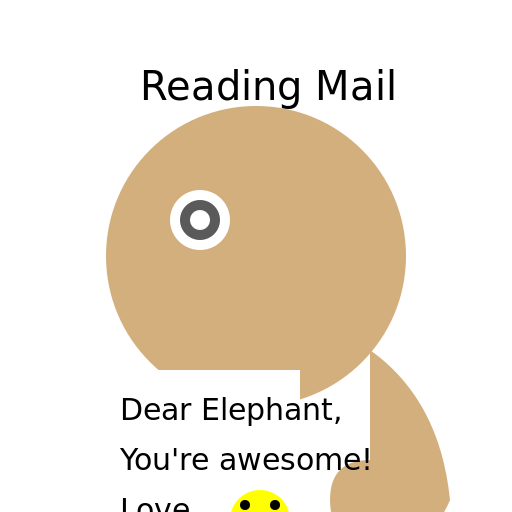 Elephant Reading a Letter - AI Prompt #45260 - DrawGPT