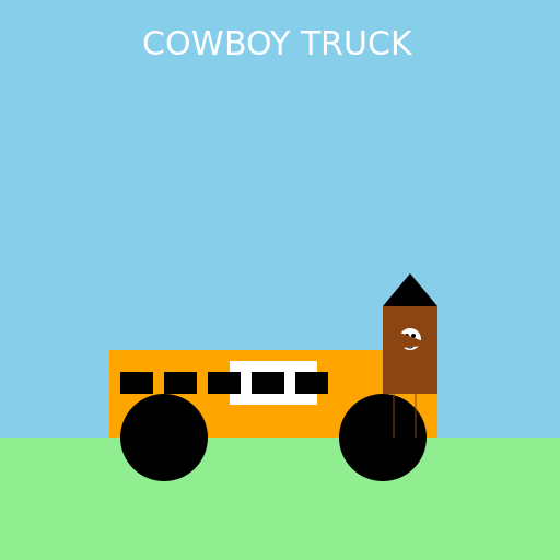 Cowboy Truck - AI Prompt #45492 - DrawGPT