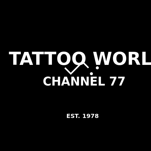 Tattoo World Channel 77 logo 1978 - AI Prompt #45958 - DrawGPT