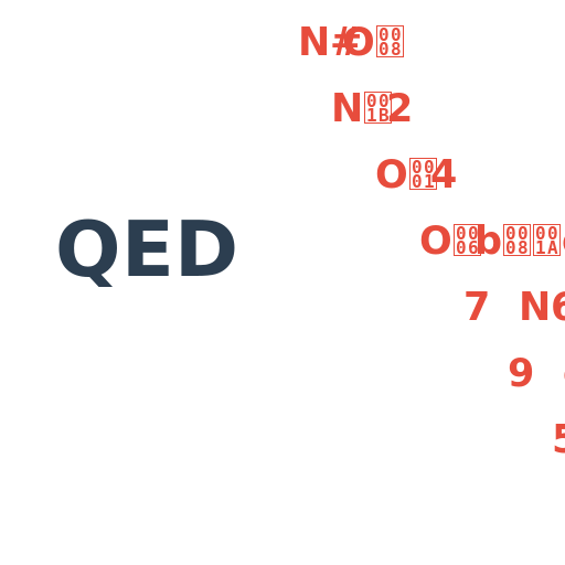 QED Logo with Symbols - AI Prompt #46013 - DrawGPT
