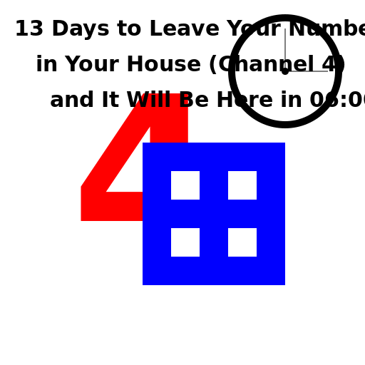 13 Days to Leave Your Number 4 in Your House - AI Prompt #46065 - DrawGPT