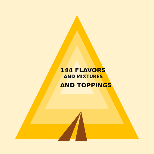 144 Flavors Pyramid - AI Prompt #46100 - DrawGPT